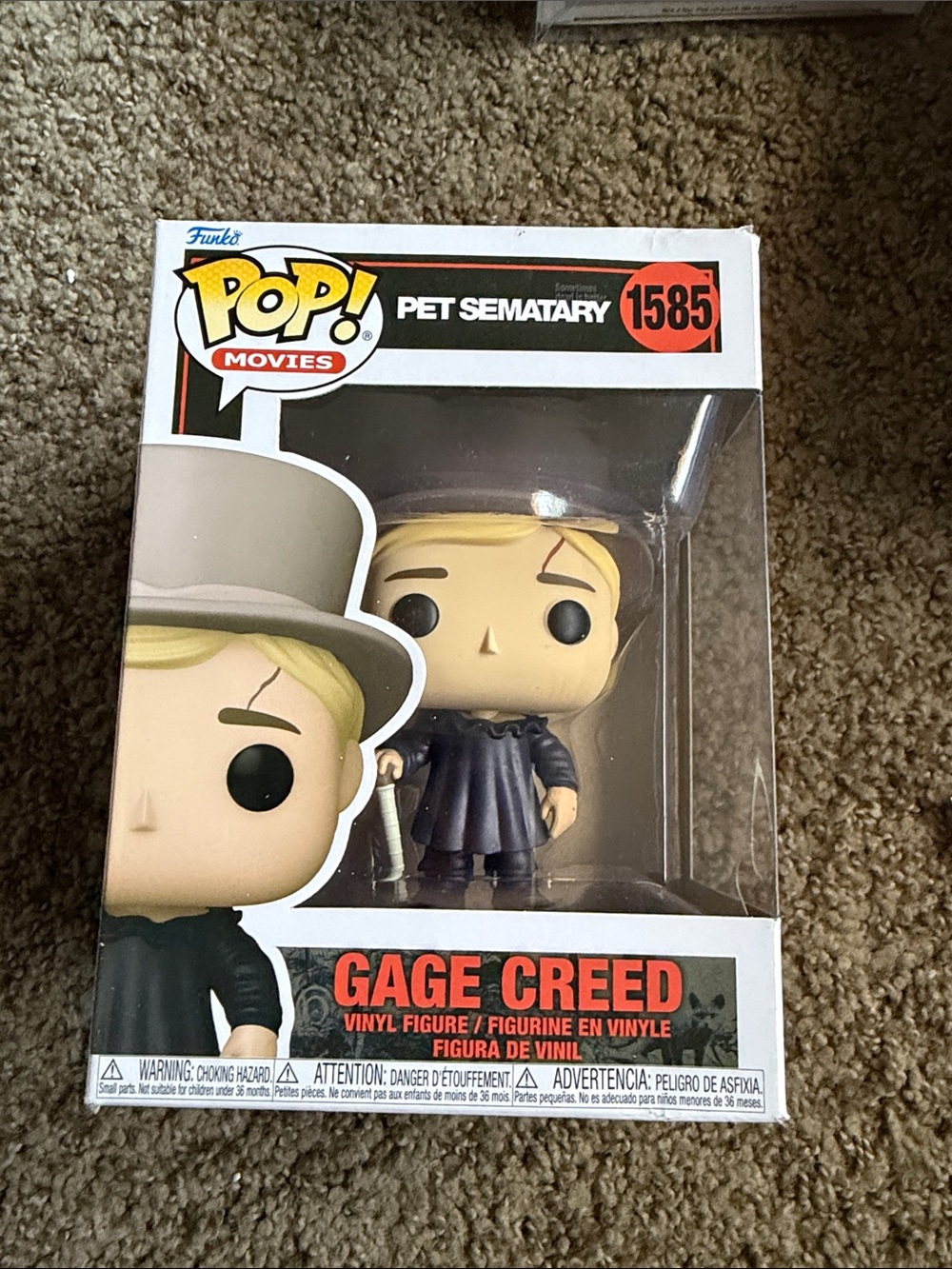 Funko Pop! Movies Gage Creed Vinyl Figure - Black, Gray, Blonde